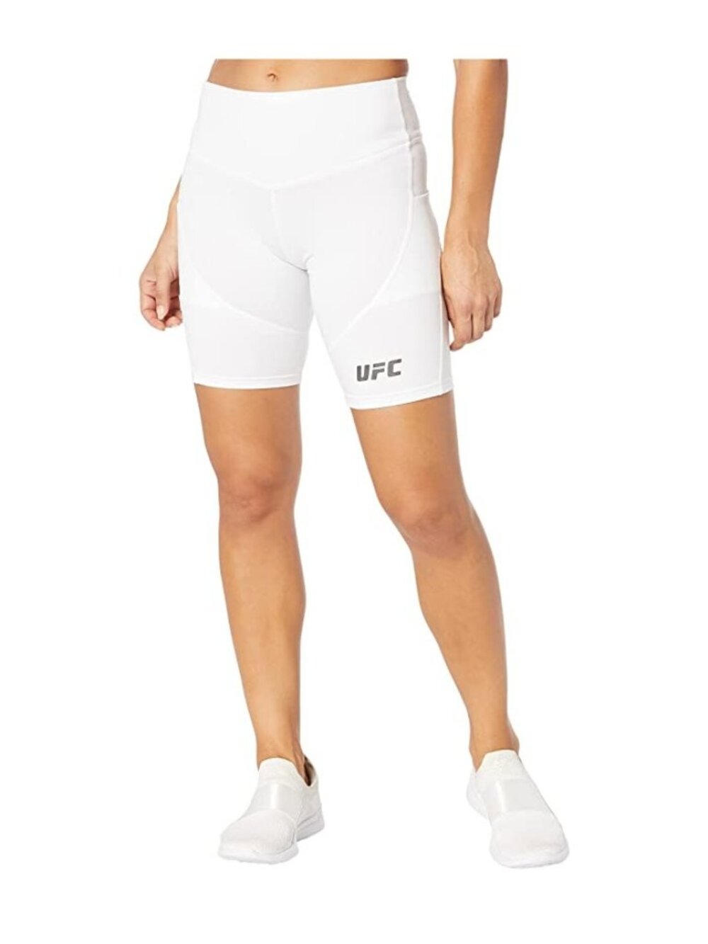 UFC 9 Extreme Workout Shorts for Women's, White, Sz. L